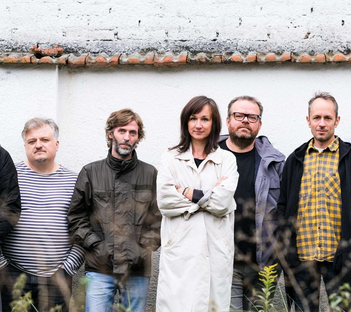 zleva: Marcel Bárta, Miloš Dvořáček, Jakub Vejnar, Marie Puttnerová, Petr Ostrouchov, Martin Novák, Petr Uvira (foto Klára Zöttl)